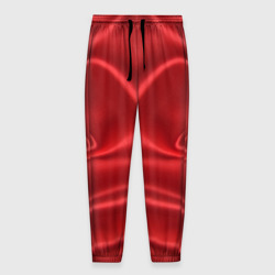 Мужские брюки 3D Красный Шелк