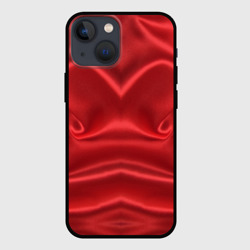Чехол для iPhone 13 mini Красный Шелк