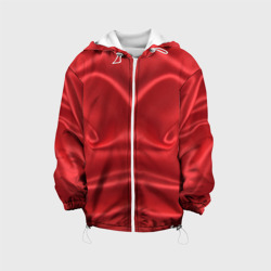 Детская куртка 3D Красный Шелк
