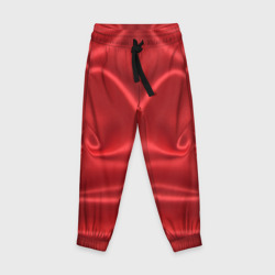 Детские брюки 3D Красный Шелк