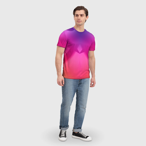 Мужская футболка 3D Спектр, цвет 3D печать - фото 5