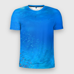 Мужская футболка 3D Slim Море