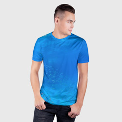 Мужская футболка 3D Slim Море - фото 2