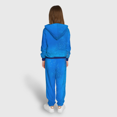 Детский костюм с толстовкой 3D Море, цвет синий - фото 6