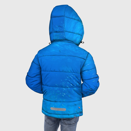 Зимняя куртка для мальчиков 3D Море, цвет черный - фото 4