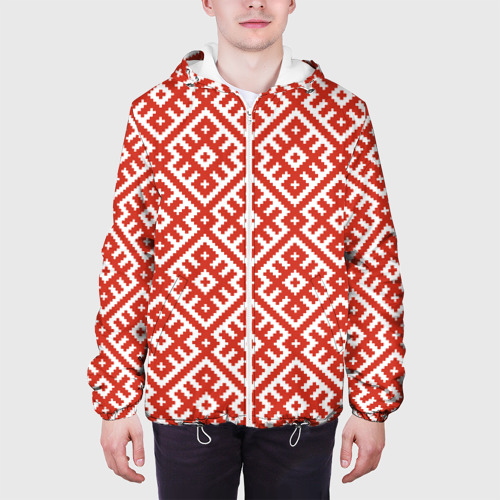 Мужская куртка 3D Обережная Вышивка, цвет 3D печать - фото 4