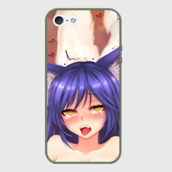 Чехол для iPhone 5/5S матовый Язык