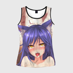 Женская майка 3D Язык