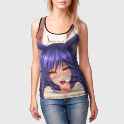 Женская майка 3D Язык - фото 2