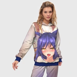 Женский костюм с толстовкой 3D Язык - фото 2