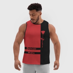 Мужская спортивная майка 3D Depeche Mode - фото 2