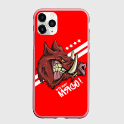 Чехол для iPhone 11 Pro Max матовый Кто мы? Мясо!