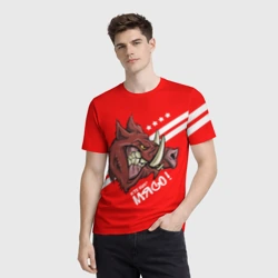 Мужская футболка 3D Кто мы? Мясо! - фото 2