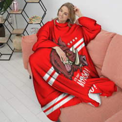 Плед с рукавами Кто мы? Мясо! - фото 2