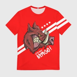 Мужская футболка 3D Кто мы? Мясо!