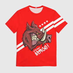 Мужская футболка 3D Кто мы? Мясо!