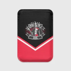 Картхолдер Magsafe магнитный Win or Die - Спартанец