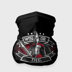 Бандана-труба 3D Win or Die - Спартанец