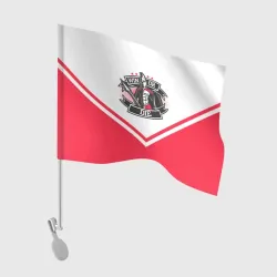 Флаг для автомобиля Победи или умри - рыцарь