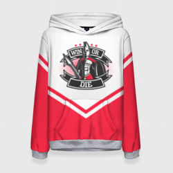 Женская толстовка 3D Победи или умри - рыцарь