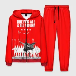 Мужской костюм 3D One for all & all for one!