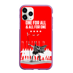 Чехол для iPhone 11 Pro Max матовый One for all & all for one!