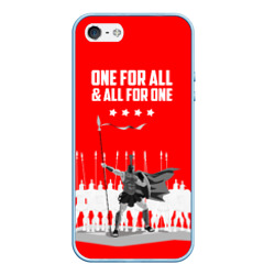 Чехол для iPhone 5/5S матовый One for all & all for one!