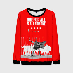 Мужской свитшот 3D One for all & all for one!