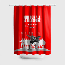 Штора 3D для ванной One for all & all for one!