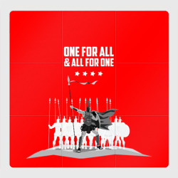 Магнитный плакат 3Х3 One for all & all for one!