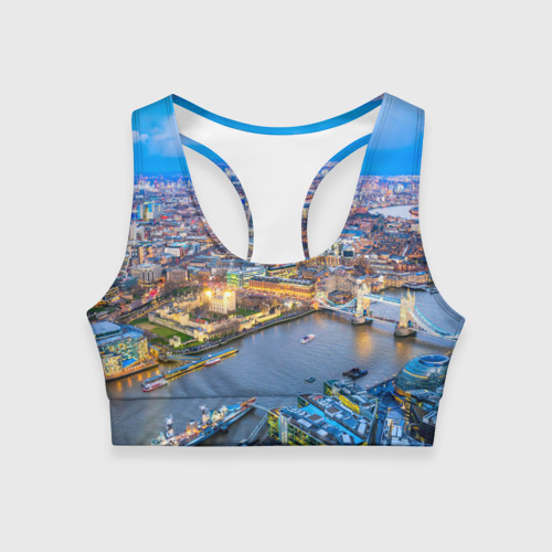 Женский спортивный топ 3D Лондон, цвет 3D печать