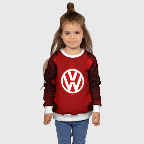 Детский свитшот 3D Volkswagen SPORT, цвет 3D печать - фото 7