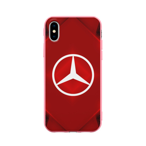 Чехол для iPhone X матовый Mercedes SPORT