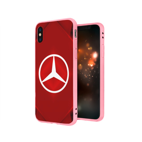 Чехол для iPhone X матовый Mercedes SPORT - фото 3