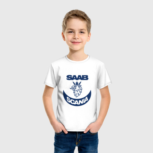 Детская футболка хлопок Saab - фото 3