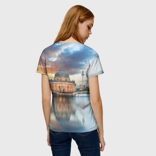 Женская футболка 3D Берлин (Германия), цвет 3D печать - фото 4