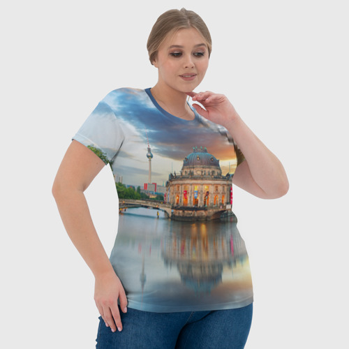 Женская футболка 3D Берлин (Германия), цвет 3D печать - фото 6