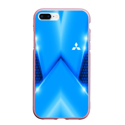 Чехол для iPhone 7Plus/8 Plus матовый Mitsubishi car sport sky