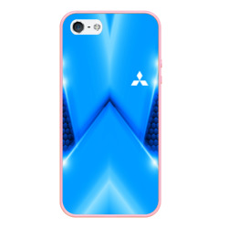 Чехол для iPhone 5/5S матовый Mitsubishi car sport sky