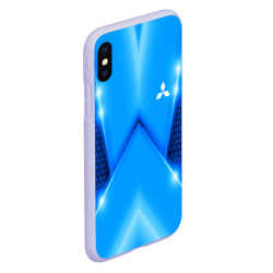 Чехол для iPhone XS Max матовый Mitsubishi car sport sky - фото 2