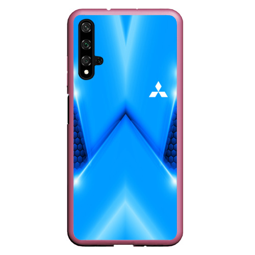 Чехол для Honor 20 Mitsubishi car sport sky, цвет малиновый