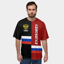 Мужская футболка oversize 3D Kamchatka Камчатка - фото 2