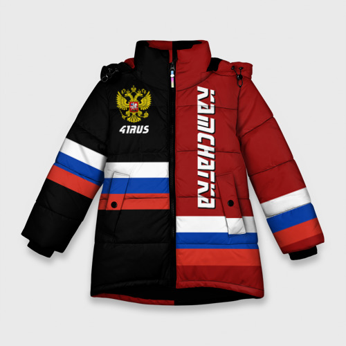 Зимняя куртка для девочек 3D Kamchatka Камчатка, цвет черный