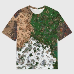 Женская футболка oversize 3D Heroes III Random001