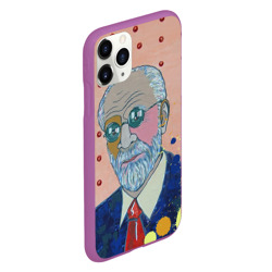 Чехол для iPhone 11 Pro матовый Зигмунд Фрейд - фото 2
