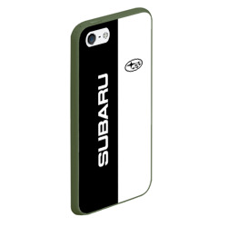 Чехол для iPhone 5/5S матовый Subaru - фото 2