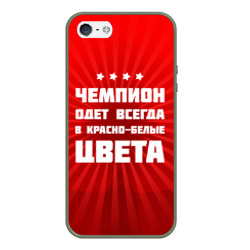 Чехол для iPhone 5/5S матовый Цвета чемпиона