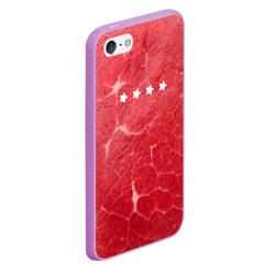 Чехол для iPhone 5/5S матовый Мясо 100% - фото 2