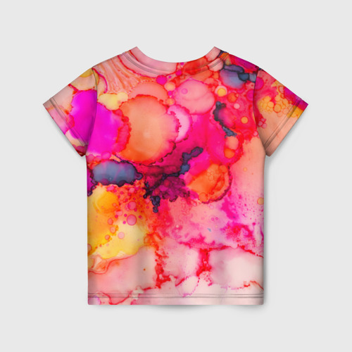 Детская футболка 3D Весенние краски, цвет 3D печать - фото 2