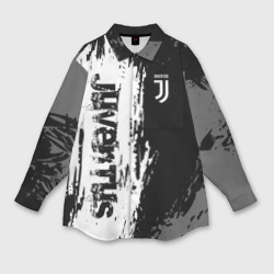 Женская рубашка oversize 3D Juventus Ювентус